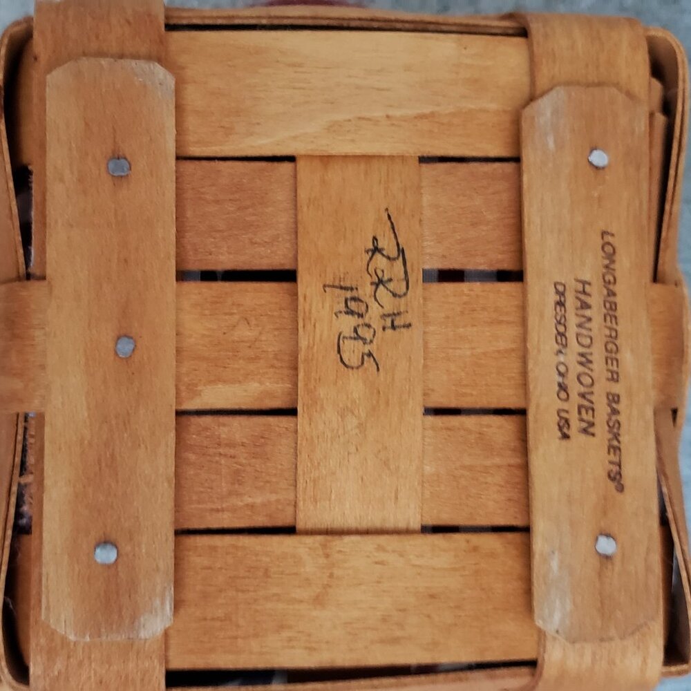 Longaberger 1995 All American Carry Along Basket - Picture 5 of 14
